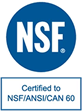 Certified to NSF/ANSI/CAN 60