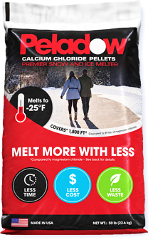 Peladow Calcium Chloride 50lb bag